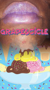 Grape gloss scicle