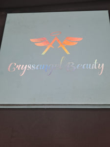 Powder Blue 4pc Lash Kit With Mirror. (Lashes,Eyelash tweezers,Spoolie,Eyelash Glue Pen)
